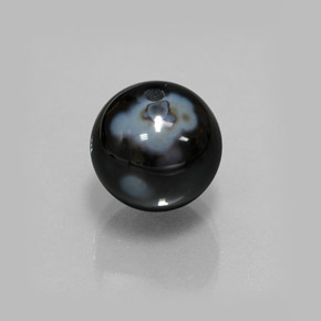 7.24カラットの天然黒オニキス（10.34 mm・球体 / ボール）