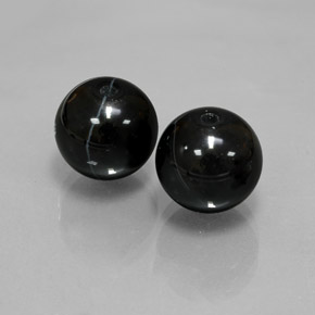 カラットの天然黒オニキス（10.38 mm・球体 / ボール）