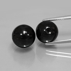 カラットの天然黒オニキス（10.20 mm・球体 / ボール）
