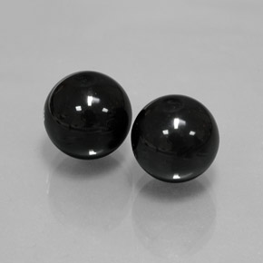 カラットの天然黒オニキス（10.20 mm・球体 / ボール）