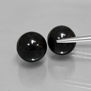 カラットの天然黒オニキス（10.20 mm・球体 / ボール）