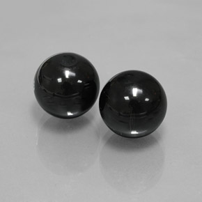 カラットの天然黒オニキス（10.18 mm・球体 / ボール）