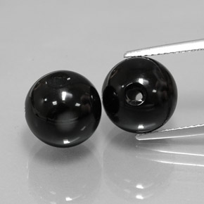 カラットの天然黒オニキス（10.38 mm・球体 / ボール）