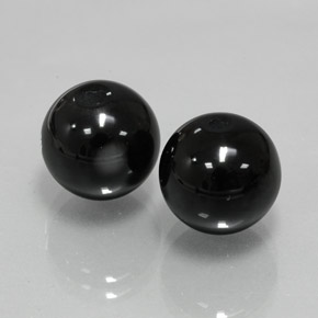 カラットの天然黒オニキス（10.38 mm・球体 / ボール）