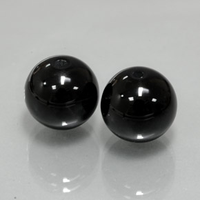 カラットの天然黒オニキス（10.40 mm・球体 / ボール）