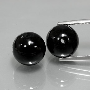 カラットの天然黒オニキス（10.30 mm・球体 / ボール）