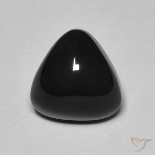 3.16ct 天然 ブラック オニキス, トリリオン, オペーク