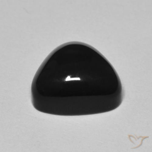 3.35ct 天然 ブラック オニキス, トリリオン, オペーク
