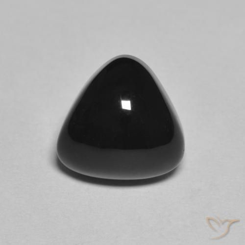 3.19ct 天然 ブラック オニキス, トリリオン, オペーク