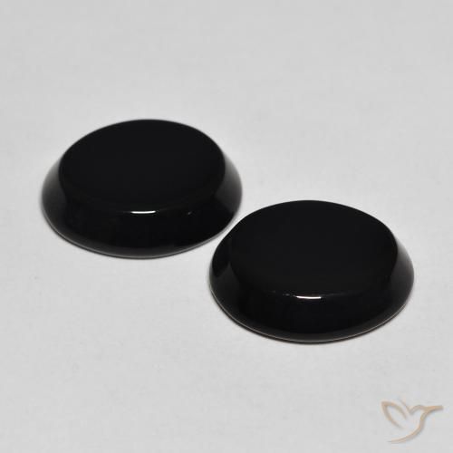 Shop natural 8.25ct ブラック オニキス gems, 楕円形, from スリランカ at GemSelect. In stock, global shipping!