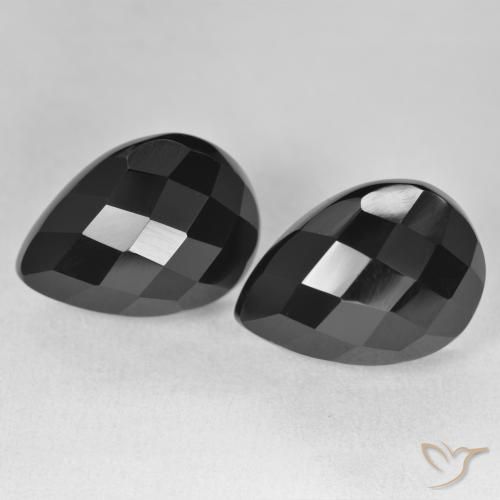 Shop natural 21.42ct ブラック オニキス gems, 洋梨の形, from スリランカ at GemSelect. In stock, global shipping!