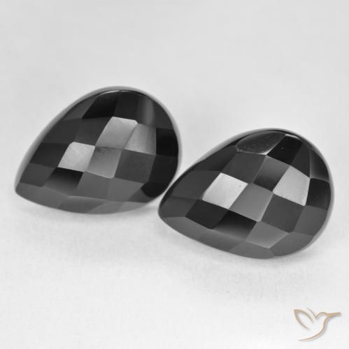 Shop natural 19.62ct ブラック オニキス gems, 洋梨の形, from スリランカ at GemSelect. In stock, global shipping!