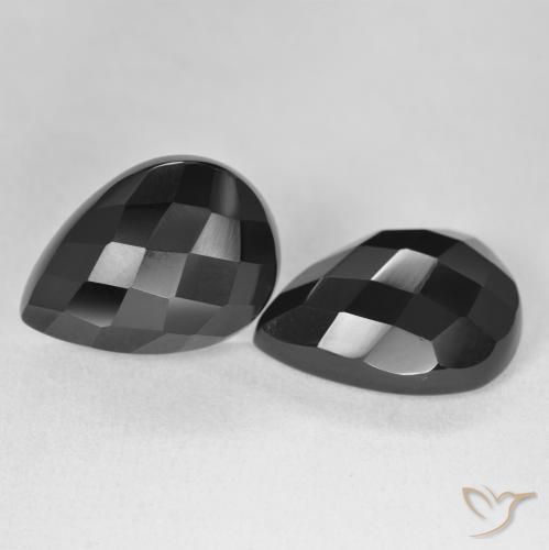 Shop natural 19.62ct ブラック オニキス gems, 洋梨の形, from スリランカ at GemSelect. In stock, global shipping!