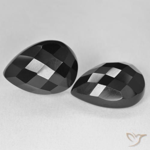 Shop natural 20.57ct ブラック オニキス gems, 洋梨の形, from スリランカ at GemSelect. In stock, global shipping!
