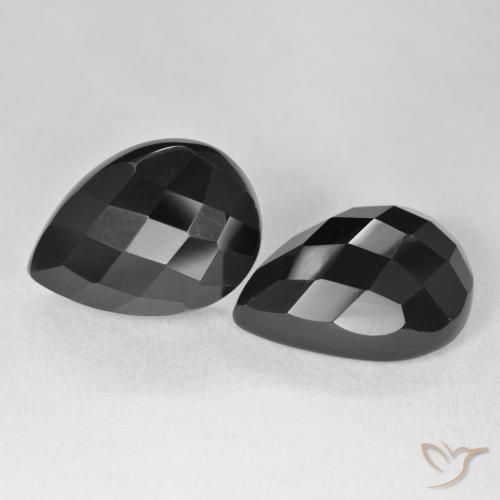 Shop natural 21.82ct ブラック オニキス gems, 洋梨の形, from スリランカ at GemSelect. In stock, global shipping!