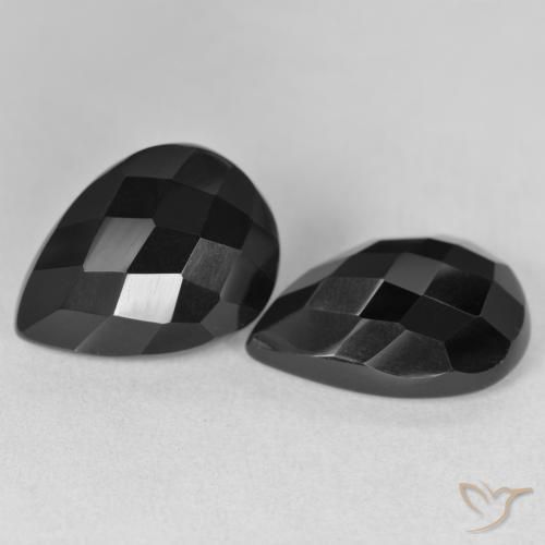 Shop natural 17.51ct ブラック オニキス gems, 洋梨の形, from スリランカ at GemSelect. In stock, global shipping!