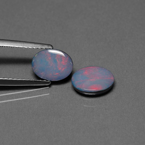 自然派の商品を探す ct マルチカラー ダブレットオパール 宝石, オーバルカット, オーストラリア からGemSelectで. 在庫あり、世界各国へ発送!