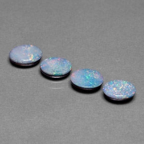 自然派の商品を探す ct マルチカラー ダブレットオパール 宝石, オーバルカット, オーストラリア からGemSelectで. 在庫あり、世界各国へ発送!