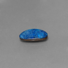 1.20カラットの天然マルチカラーオパールダブレット（11.6×6.5 mm・ファンシーシェイプ）