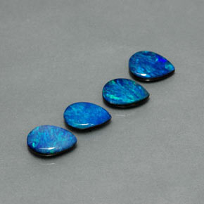 Shop natural ct マルチカラー ダブレットオパール gems, 洋梨の形, from オーストラリア at GemSelect. In stock, global shipping!