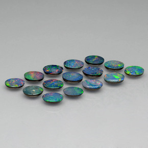 自然派の商品を探す ct マルチカラー ダブレットオパール 宝石, オーバルカット, オーストラリア からGemSelectで. 在庫あり、世界各国へ発送!