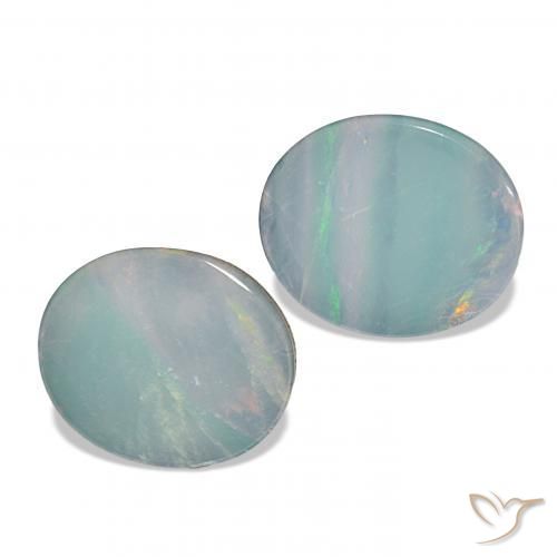 Shop natural 4.14ct マルチカラー ダブレットオパール gems, 楕円形, from オーストラリア at GemSelect. In stock, global shipping!
