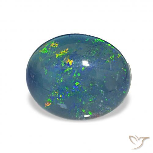 2.93ct マルチカラー オパールトリプレット, 楕円形, オペーク