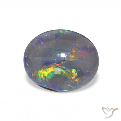 2.68ct マルチカラー オパールトリプレット, 楕円形, オペーク