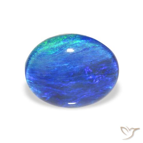 2.79ct 天然 マルチカラー オパールトリプレット, 楕円形, オペーク