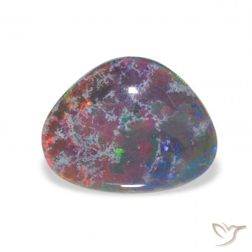 3.38ct 天然 マルチカラー オパールトリプレット, トリリオン, オペーク