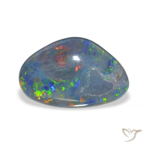 6.07ct 天然 マルチカラー オパールトリプレット, ファンシー, オペーク