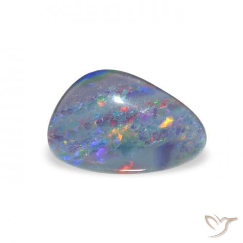 1.63ct マルチカラー オパールトリプレット, ファンシー, オペーク
