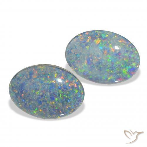 Shop natural 7.86ct マルチカラー オパールトリプレット gems, 楕円形, from オーストラリア at GemSelect. In stock, global shipping!