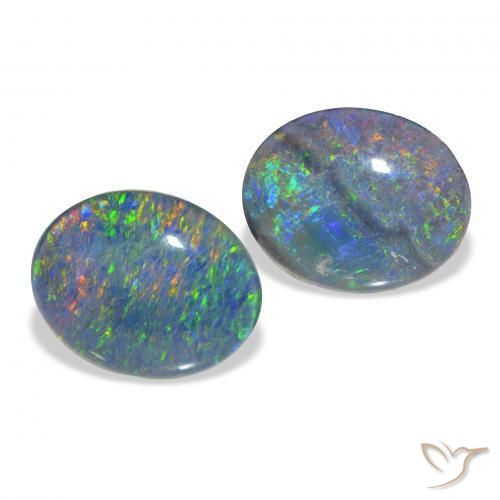 Shop natural 4.44ct マルチカラー オパールトリプレット gems, 楕円形, from オーストラリア at GemSelect. In stock, global shipping!