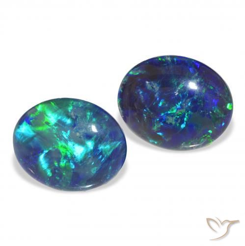 Shop natural 4.35ct マルチカラー オパールトリプレット gems, 楕円形, from オーストラリア at GemSelect. In stock, global shipping!