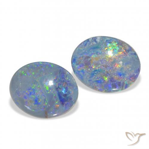 Shop natural 4.70ct マルチカラー オパールトリプレット gems, 楕円形, from オーストラリア at GemSelect. In stock, global shipping!