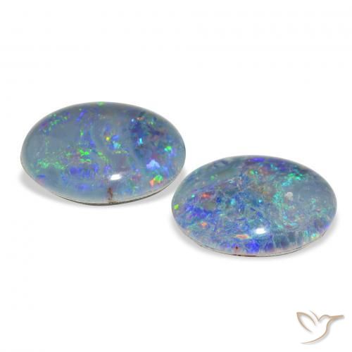 Shop natural 4.70ct マルチカラー オパールトリプレット gems, 楕円形, from オーストラリア at GemSelect. In stock, global shipping!