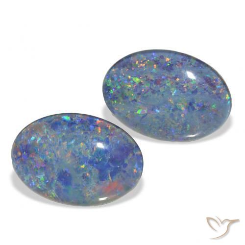 Shop natural 7.17ct マルチカラー オパールトリプレット gems, 楕円形, from オーストラリア at GemSelect. In stock, global shipping!