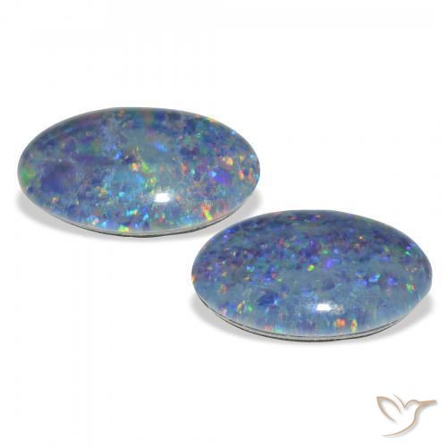 Shop natural 7.17ct マルチカラー オパールトリプレット gems, 楕円形, from オーストラリア at GemSelect. In stock, global shipping!