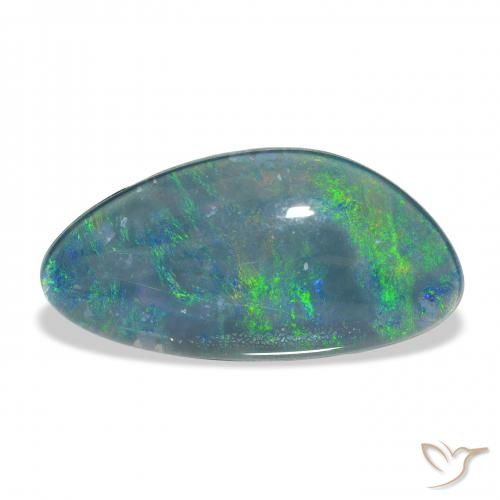 5.14ct 天然 マルチカラー オパールトリプレット, ファンシー, オペーク