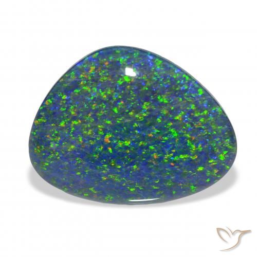 4.88ct 天然 マルチカラー オパールトリプレット, ファンシー, オペーク