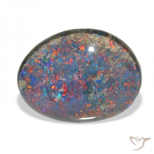 9.34ct 天然 マルチカラー オパールトリプレット, ファンシー, オペーク