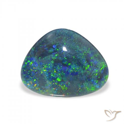 4.39ct 天然 マルチカラー オパールトリプレット, ファンシー, オペーク