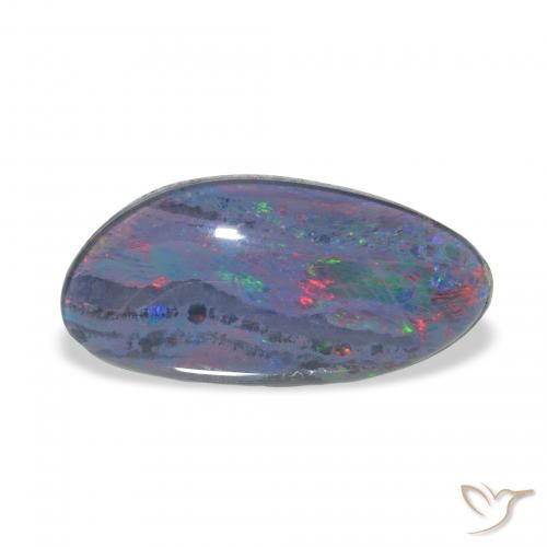 3.84ct 天然 マルチカラー オパールトリプレット, ファンシー, オペーク