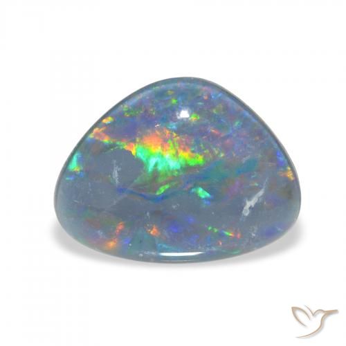 4.00ct 天然 マルチカラー オパールトリプレット, ファンシー, オペーク