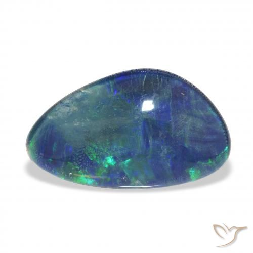 3.62ct 天然 マルチカラー オパールトリプレット, ファンシー, オペーク