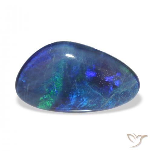 3.40ct 天然 マルチカラー オパールトリプレット, ファンシー, オペーク