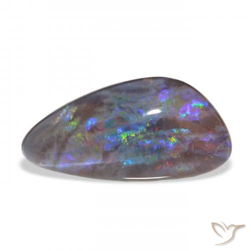 4.45ct 天然 マルチカラー オパールトリプレット, ファンシー, オペーク