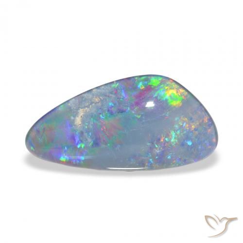 4.17ct 天然 マルチカラー オパールトリプレット, ファンシー, オペーク