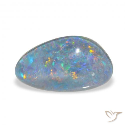 3.39ct マルチカラー オパールトリプレット, ファンシー, オペーク